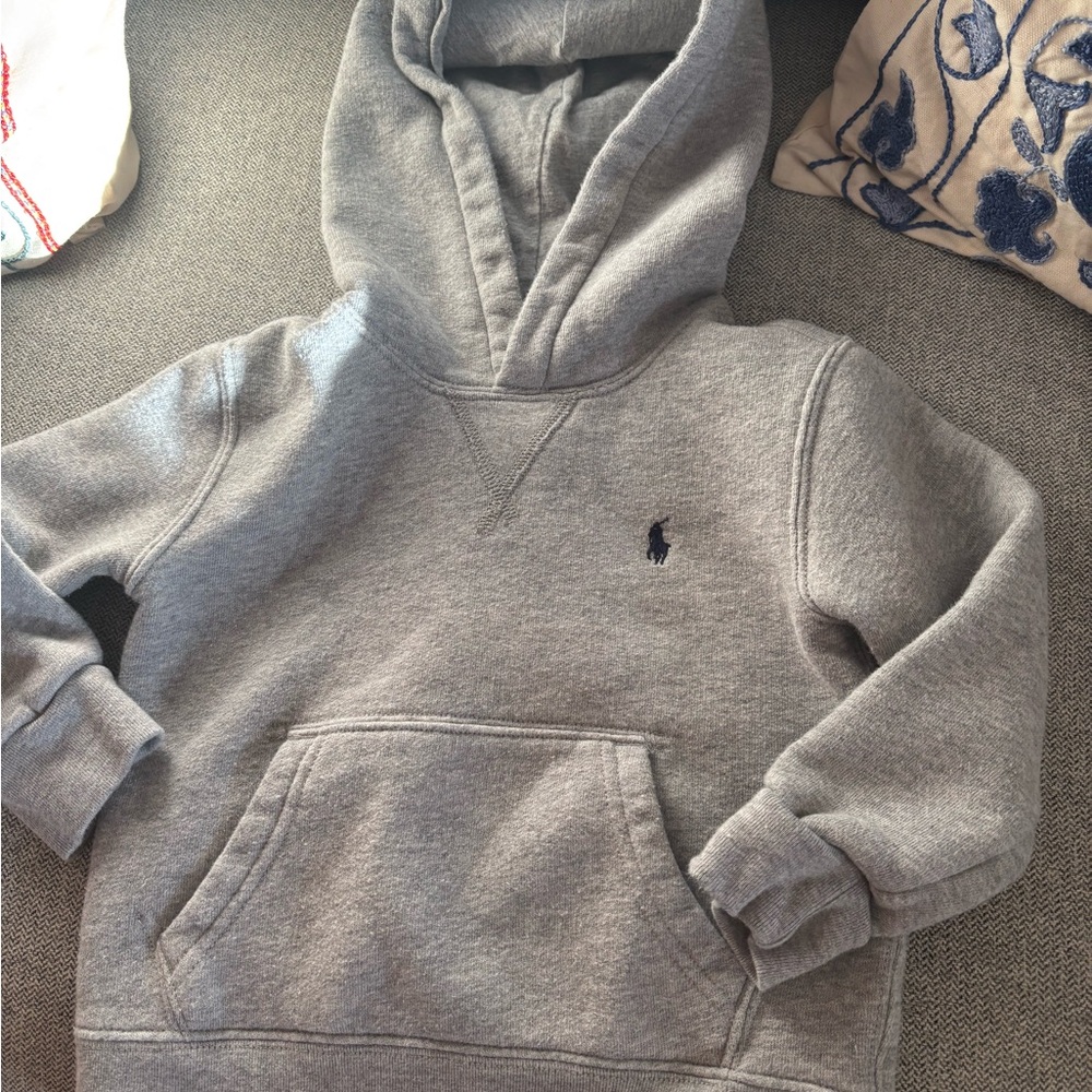 Ralph Lauren Gray Kids Hoodie